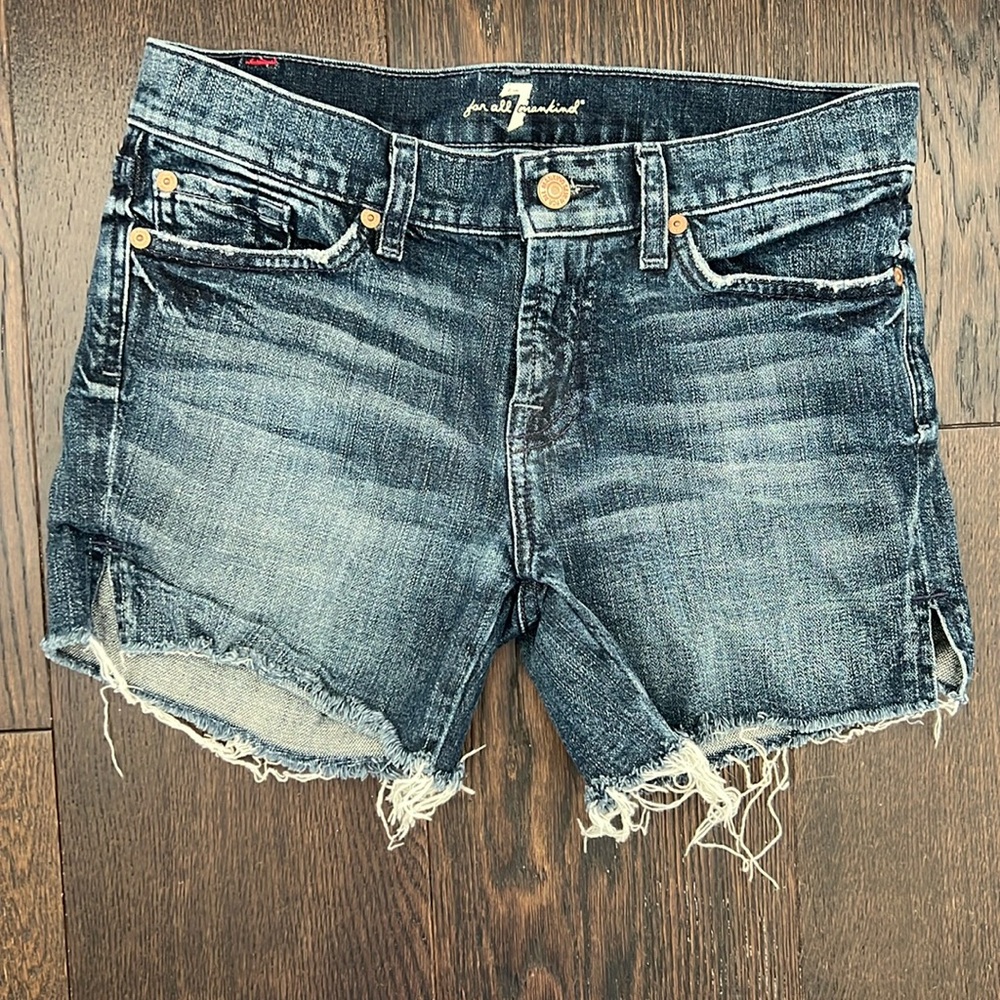 7 for all mankind cut off Jean shorts